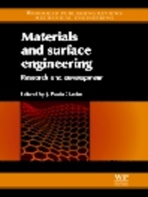 cover image of Materials and Surface Engineering
